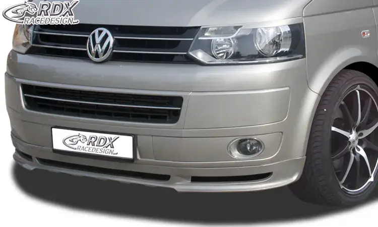 Geprüft RDX Frontspoiler für VW T5 Facelift (2009+) Frontlippe Front Ansatz Spoilerlippe
