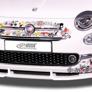 Schneller Versand RDX Frontspoiler VARIO-X für FIAT 500 2016+ Frontlippe Front Ansatz Vorne Spoilerlippe