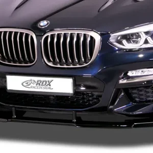 Sale RDX Frontspoiler VARIO-X für BMW X3 (G01) & für BMW X4 (G02) für M-Sport & M-Aerodynamik-Paket Frontlippe Front Ansatz Vorne Spoilerlippe