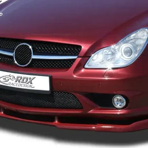 Zertifiziert RDX Frontspoiler VARIO-X für MERCEDES CLS-Klasse C219 AMG (Passend an AMG bzw. Fahrzeuge mit AMG Frontstoßstange) Frontlippe Front Ansatz Vorne Spoilerlippe