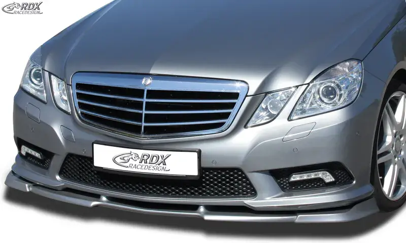 Top-Preis RDX Frontspoiler VARIO-X für MERCEDES E-Klasse W212 AMG-Styling 2009-2013 (Passend an Fahrzeuge mit AMG-Styling Frontstoßstange) Frontlippe Front Ansatz Vorne Spoilerlippe