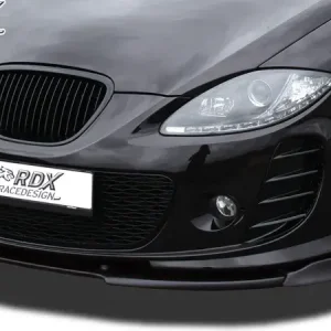 Zertifiziert RDX Frontspoiler VARIO-X für SEAT Leon 1P Facelift 2009+ mit für SEAT Aerodynamik-Kit Frontlippe Front Ansatz Vorne Spoilerlippe
