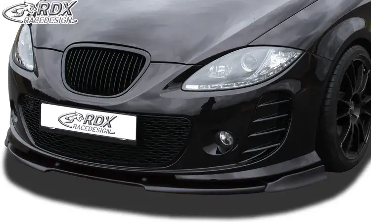 Zertifiziert RDX Frontspoiler VARIO-X für SEAT Leon 1P Facelift 2009+ mit für SEAT Aerodynamik-Kit Frontlippe Front Ansatz Vorne Spoilerlippe
