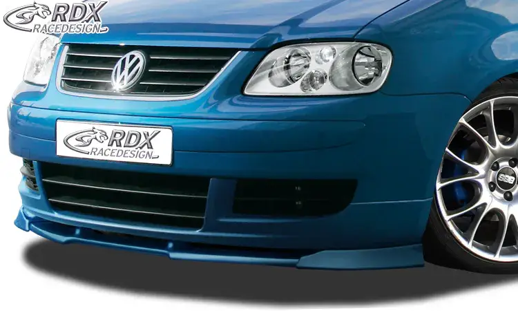 Solange Der Vorrat Reicht RDX Frontspoiler VARIO-X für VW Touran 1T (2003-2006) / Caddy 2K (2003 -2010) Frontlippe Front Ansatz Vorne Spoilerlippe