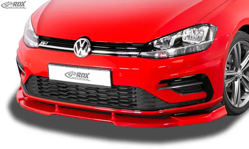 Expressversand RDX Frontspoiler VARIO-X für VW Golf 7 Facelift 2017+ R-Line & R Frontlippe Front Ansatz Vorne Spoilerlippe