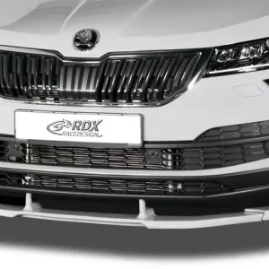 Günstig RDX Frontspoiler VARIO-X für SKODA Karoq (NU) 2017+ Frontlippe Front Ansatz Vorne Spoilerlippe