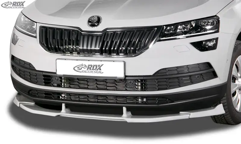 Günstig RDX Frontspoiler VARIO-X für SKODA Karoq (NU) 2017+ Frontlippe Front Ansatz Vorne Spoilerlippe