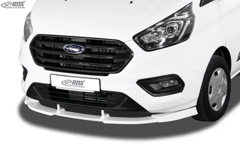Schnäppchen RDX Frontspoiler VARIO-X für FORD Transit / Tourneo Custom MK7 2018+ Frontlippe Front Ansatz Vorne Spoilerlippe