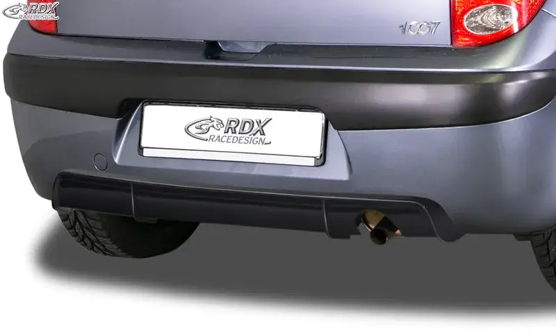 Top-Seller RDX Heckansatz für PEUGEOT 1007 Diffusor Heckblende Heckdiffusor