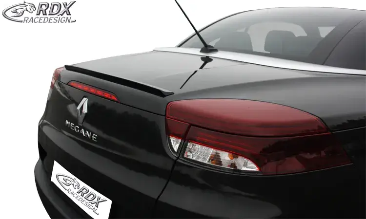 Zertifiziert RDX Hecklippe für RENAULT Megane 3 CC / Cabrio Heckklappenspoiler Heckspoiler