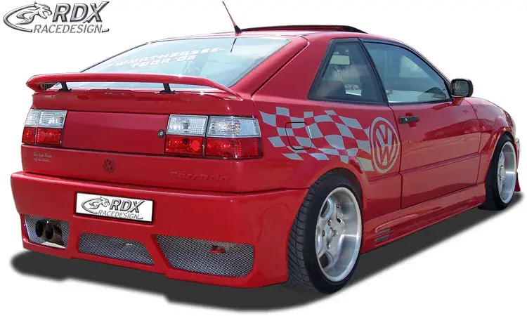 Schnäppchen RDX Heckstoßstange für VW Corrado mit KZ-Mulde "GT-Race" Heckschürze Heck