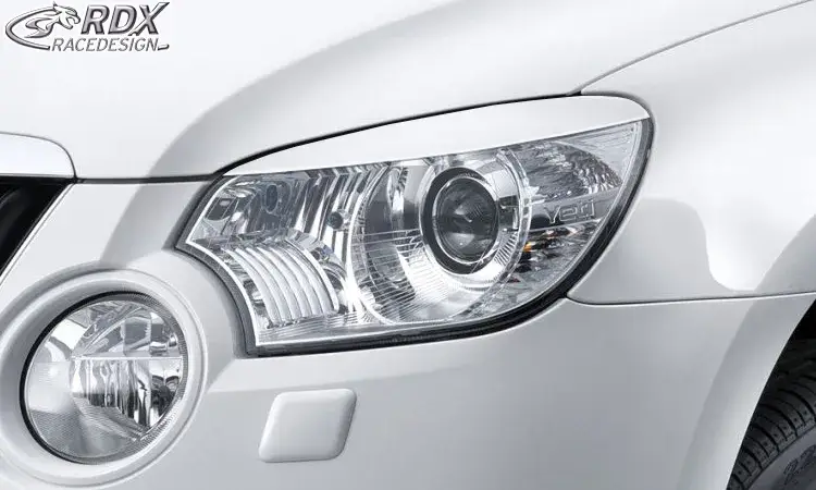 Echt RDX Scheinwerferblenden für SKODA Yeti 2009-2013 Böser Blick