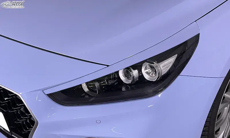 Solange Der Vorrat Reicht RDX Scheinwerferblenden für HYUNDAI i30 PD PDE (2017+) Böser Blick