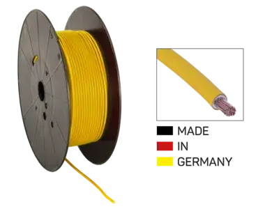 Top-Preis ACV Stromkabel FLY 4,00 mm² gelb Spule 100 m