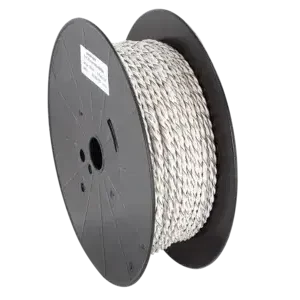 ACV Lautsprecherkabel verdrillt 2x1.50mm² weiß/weiß-schwarz 100m Preisknaller