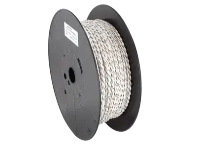 ACV Lautsprecherkabel verdrillt 2x1.50mm² weiß/weiß-schwarz 100m Preisknaller