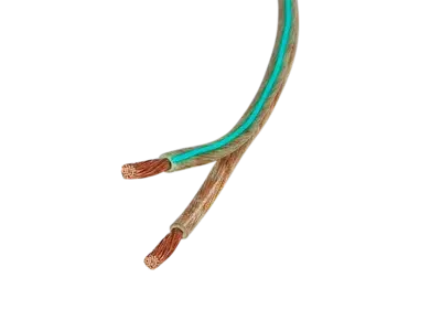 ACV Lautsprecherkabel 2x1.50mm² transparent/mint Meterware Must-Have