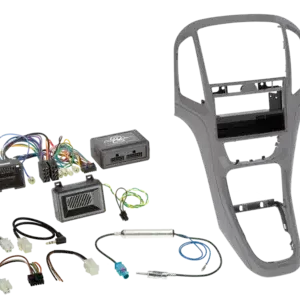 ACV 2-DIN Kit mit Fach Opel Astra J 2009-2018 titan grau LFB Geprüft