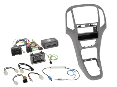 ACV 2-DIN Kit mit Fach Opel Astra J 2009-2018 titan grau LFB Geprüft