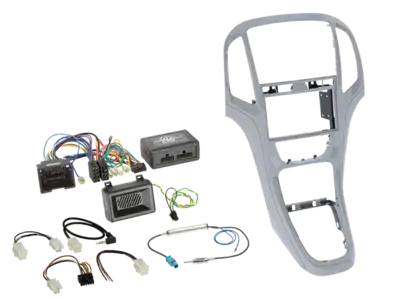 ACV 2-DIN Kit Opel Astra J 2009-2018 platin silber LFB/Lead 3 Versand Am Gleichen Tag