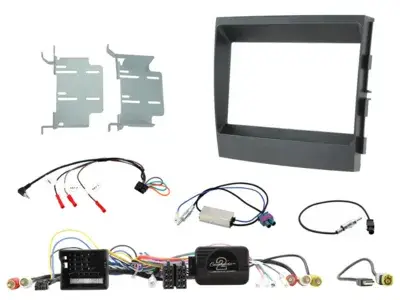 ACV 2-DIN Kit Porsche Panamera 2009-2016 LFB/Amp schwarz Solange Der Vorrat Reicht