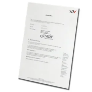 Billig Produktinformationen "Gutachten für RDX Produkt: RDHV010