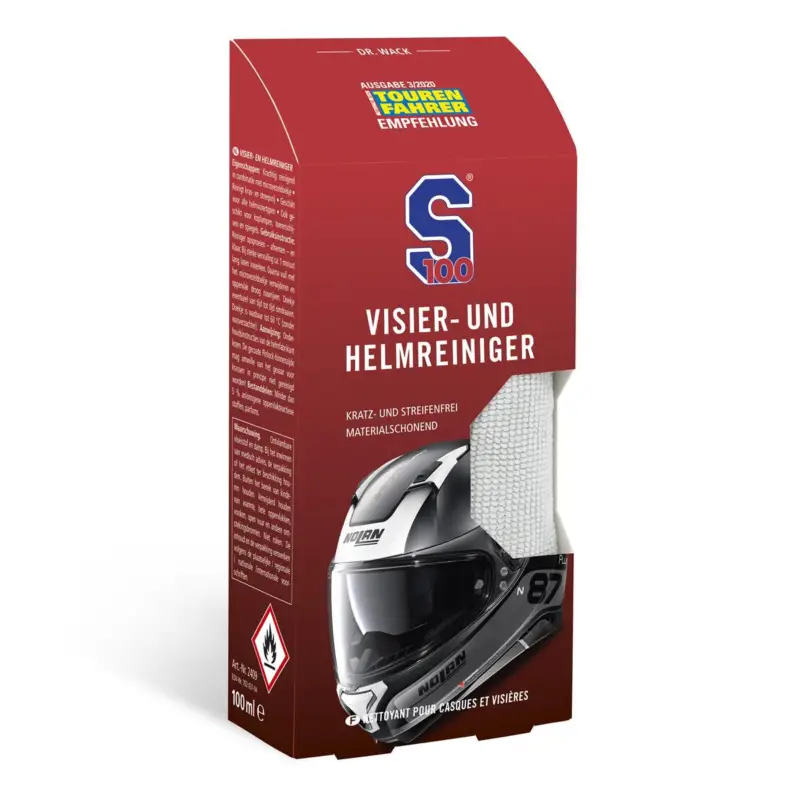 Neue Ware Dr. Wack - S100 Visier-& Helmreiniger inkl. Mikrofasertuch