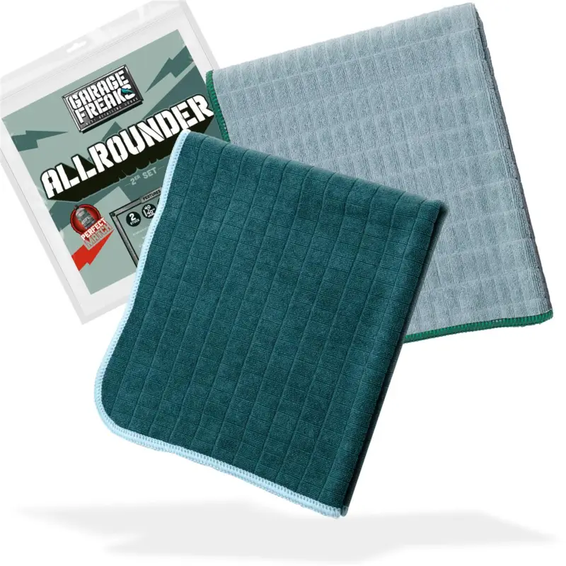 Geprüft Garage Freaks - Pack of 2 - ALLROUNDER - 40x40cm, 380 GSM