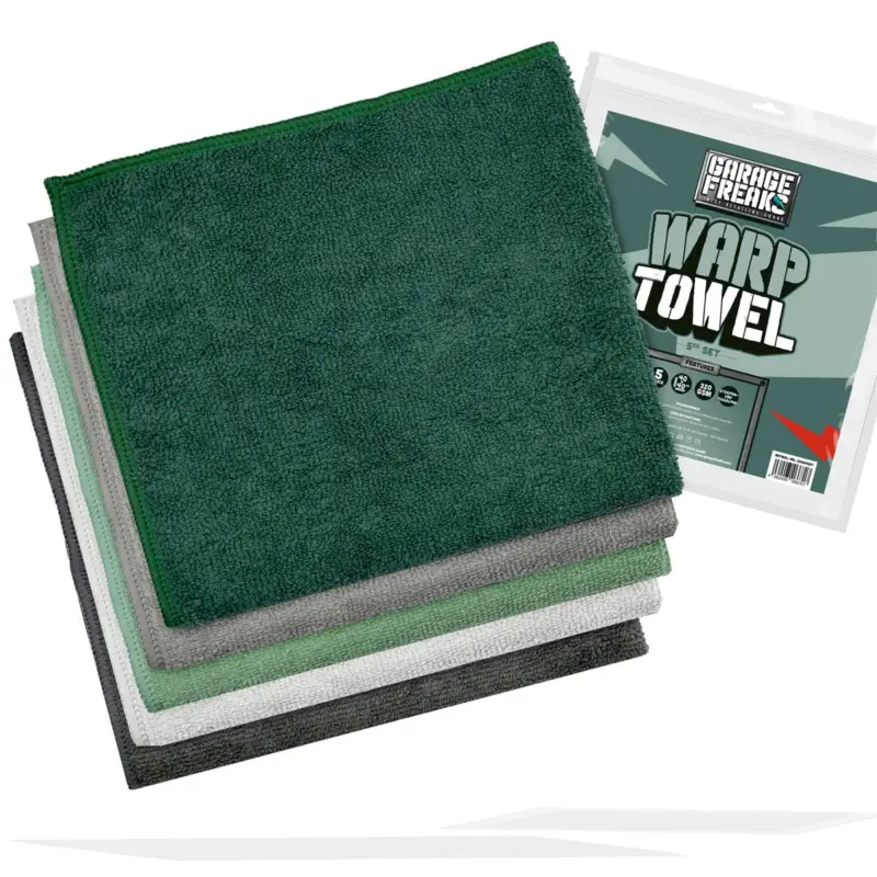 Garage Freaks - Pack of 5 - WARP TOWEL - 5 colours, 320 GSM Neue Kollektion