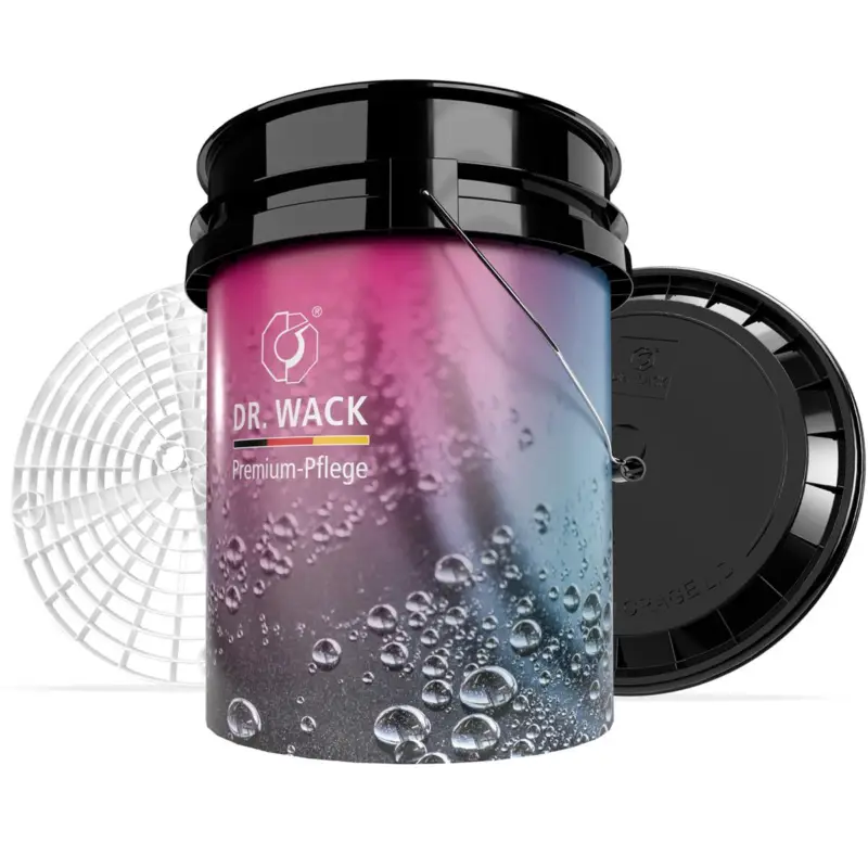 Dr. Wack - Wascheimer Set mit Deckel + Grit Guard Markenprodukt