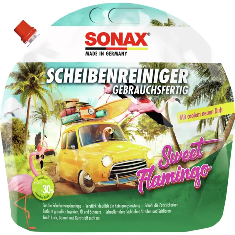 SONAX - Scheibenreiniger Sweet Flamingo - 3 Liter Neue Kollektion