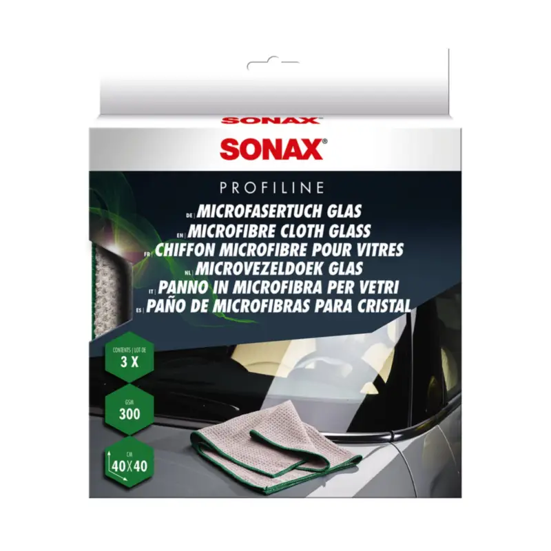 Sonax Microfasertuch Glas 3 Stück Preisreduziert