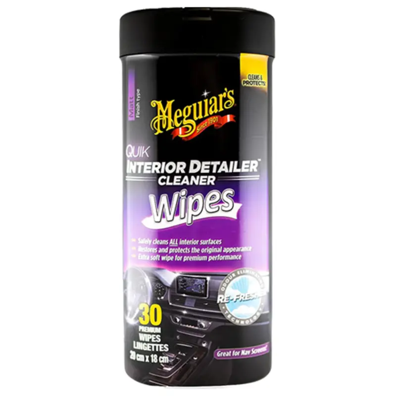 Meistverkauft Meguiars - Quik Interior Detailer Wipes - 30 Stk.