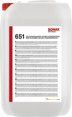 Schneller Versand Sonax FelgenReiniger sauer Konzentrat 25L