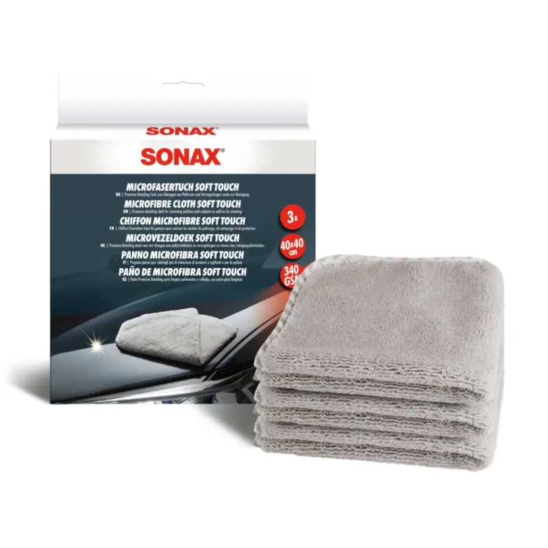 Sonax MicrofaserTuch soft touch 3er-Pack Letzte Chance