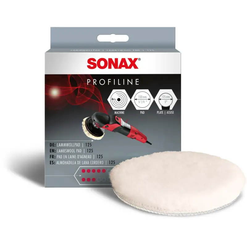 Sonax LammwollPad Lammfell-Polierschwamm 130mm Direkt Vom Hersteller