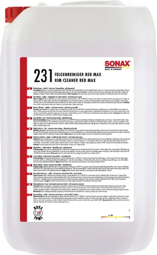 Sonax Profiline Red Max Felgenreiniger 25L Garantierte Lieferung