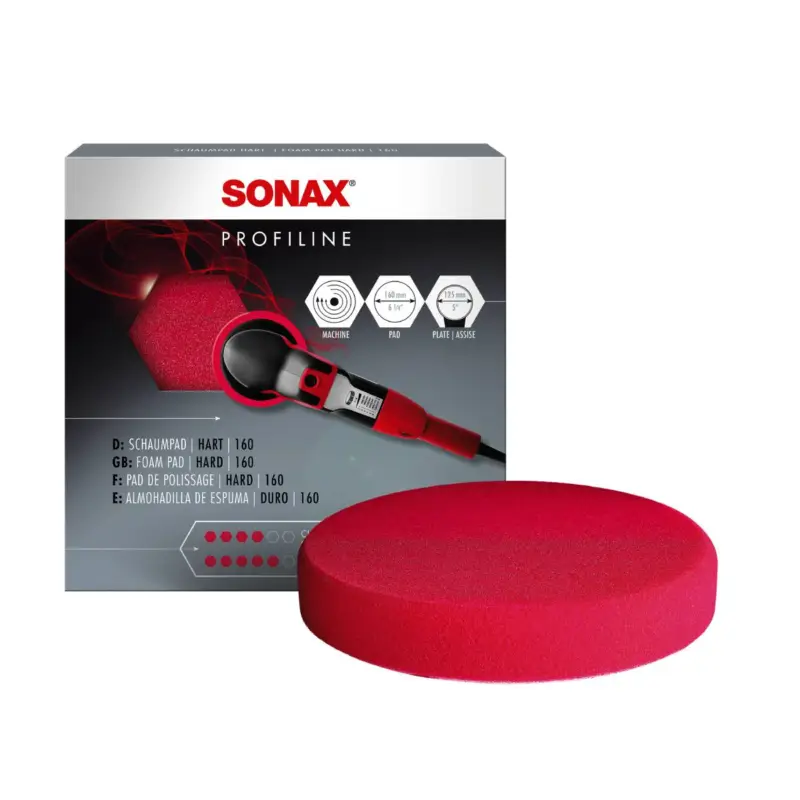 Sonax SchaumPad Hart Rot 160mm Begrenztes Angebot