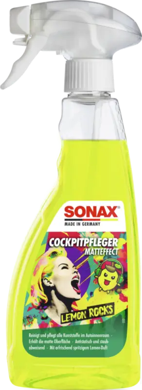 SONAX CockpitPfleger Matteffect Lemon Rocks 500ml Abverkauf