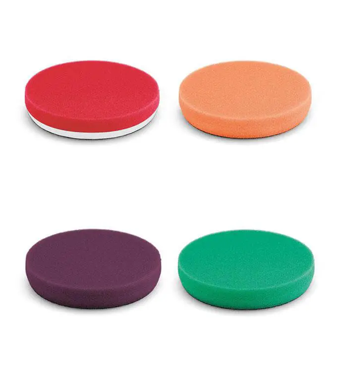 Flex Polierschwämme 200mm grün, violett, orange, rot Meistverkauft