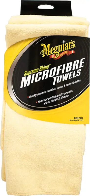 Meguiar's - Supreme Shine Microfibre - 3er Pack Neu Im Sortiment