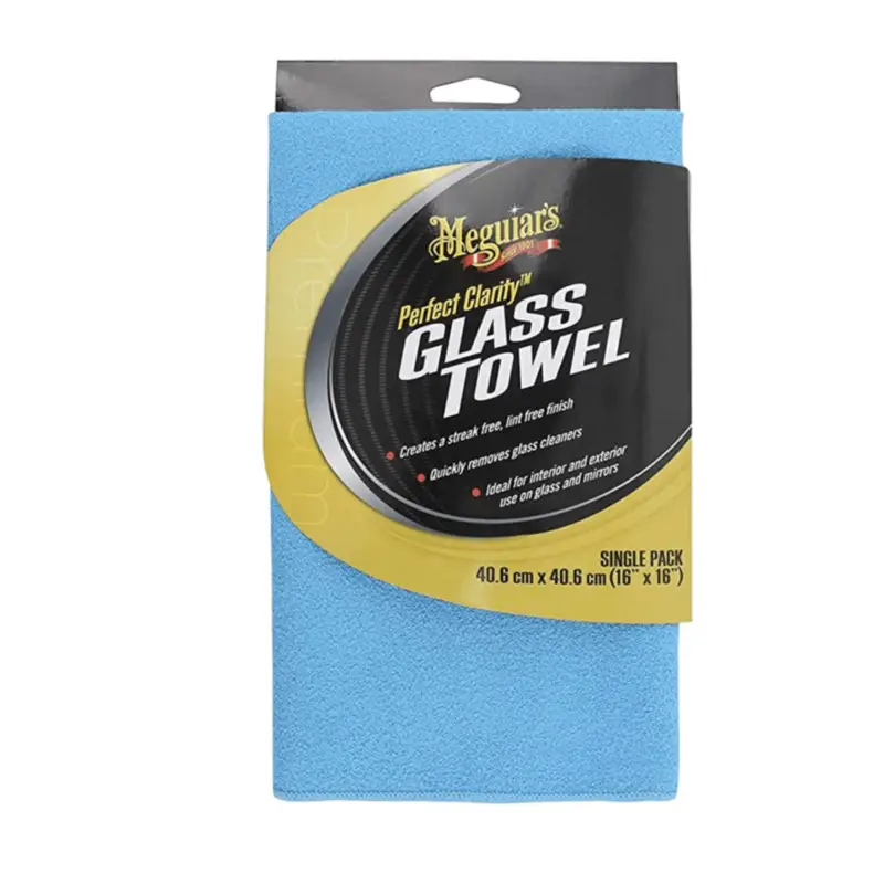 Meguiar's - Perfect Clarity Glass Towel - 40x40cm Neu Im Sortiment