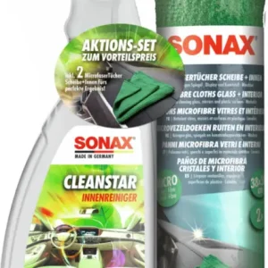 Bestseller Sonax - CleanStar mit MicrofaserTüchern Scheibe+Innen - AktionsSet