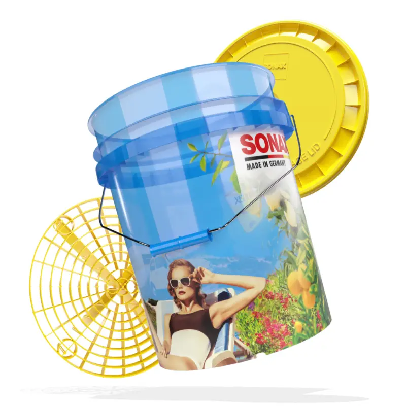 Sonax Capri Wascheimer Set + GritGuard + Deckel Solange Der Vorrat Reicht