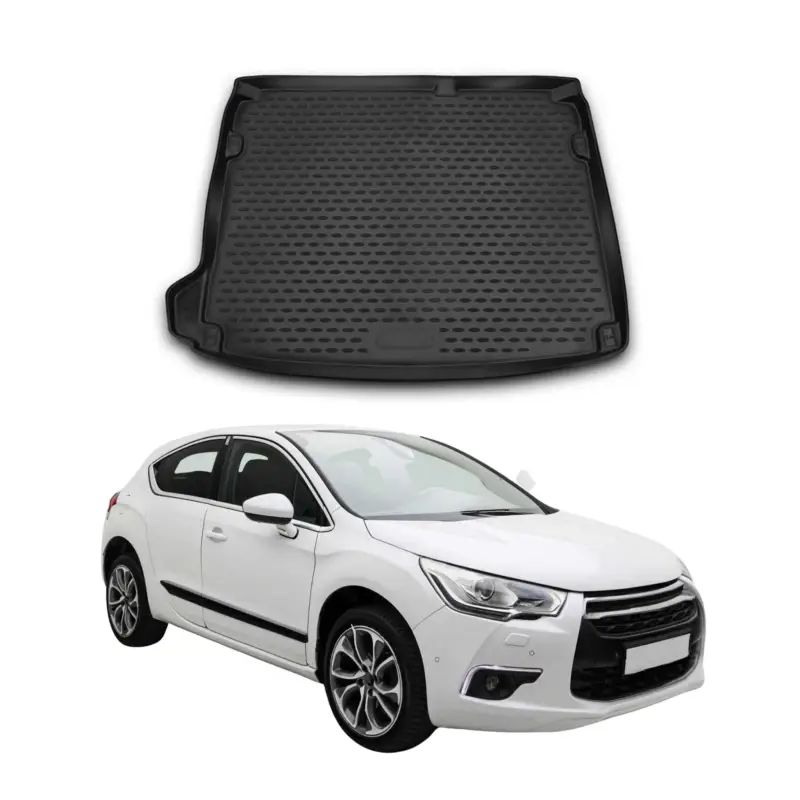 Angebot Kofferraummatte Kofferraumwanne für Citroen DS4 2011-2015 Gummi TPE Schwarz