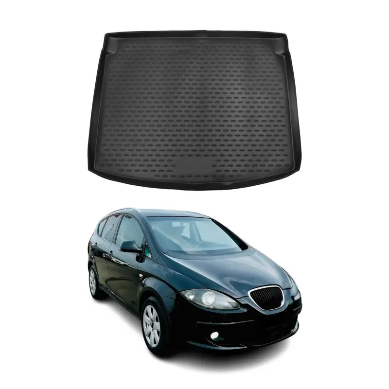 Kofferraummatte Kofferraumwanne für Seat Altea 2004-2009 Gummi TPE Schwarz Solange Der Vorrat Reicht