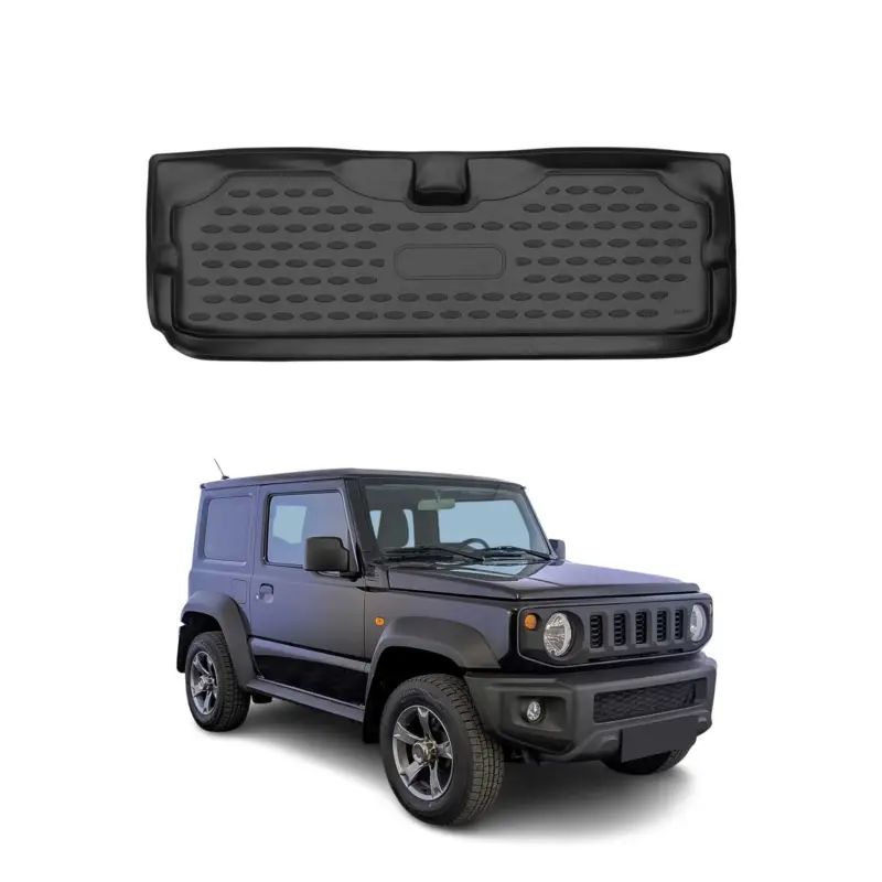 Kofferraummatte Kofferraumwanne für Suzuki Jimny 2018-2021 Gummi TPE Schwarz Top-Angebot