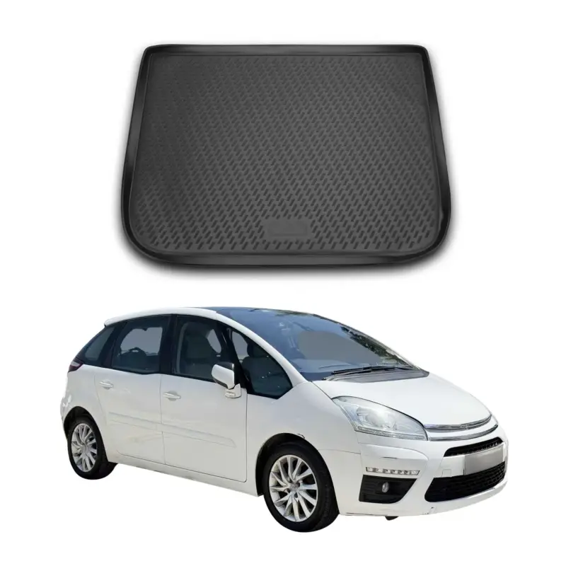 Preis Gesenkt Kofferraummatte Kofferraumwanne für Citroen C4 Picasso 2006-2013 Gummi TPE