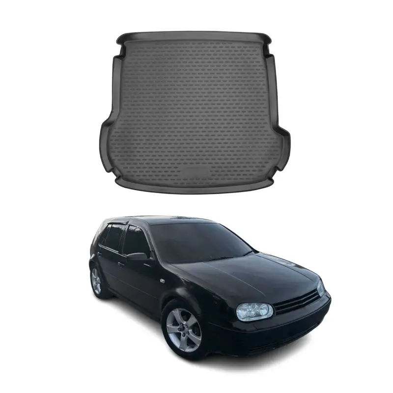 Neuheit Kofferraummatte Kofferraumwanne für VW Golf Variant 1998-2007 Gummi TPE Schwarz