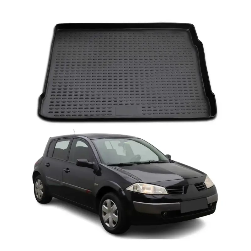 Preis Gesenkt Kofferraummatte Kofferraumwanne für Renault Megane Schrägheck 2002-2008 Gummi